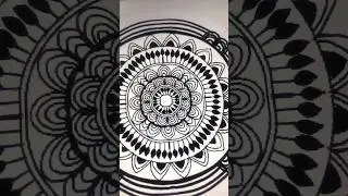 Rangoli Mandala Design on Procreate | #shorts #shortsfeed #art #artwork #procreate #mandala #rangoli