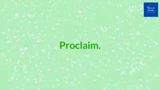 Correct Pronunciation Of Proclaim | 2021 |