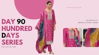 Day-90 Luxury Embroidered Ethnic Suit for Women | Viral Festive & Wedding Wear #seyuri #luxurywear