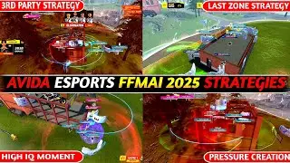 AVIDA ESPORTS DOMINATION IN FFMAI 2025 ANALYSIS | 3RD PARTY HANDLE & PRESSURE CREATION IN TOURNAMENT