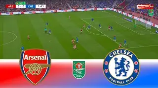Arsenal vs Chelsea - EFL Carabao Cup 2026 | Full Match All Goals | Pes 21 Gameplay
