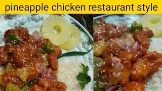 Pineapple chicken recipe! Simple and delicious 😋 recipe by cooking with Tahira appa 