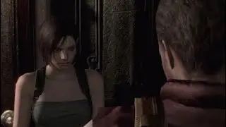 Resident Evil HD Remaster | Barry Gives Jill Acid Rounds cutscene 01