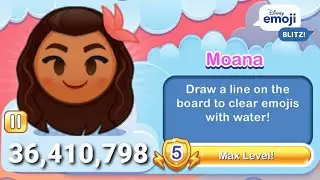 Disney Emoji Blitz - Moana (Level 5) - Gameplay