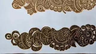 Easy Mehandi Design Video 🩷 Mehandi Front Hand Design 🩷 #mehndi #bridalmehndi #letestmehndi #heena 
