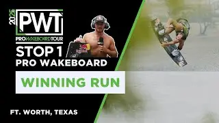 2025 Pro Wakeboard Tour Stop 1 Winning Run: Cory Teunissen