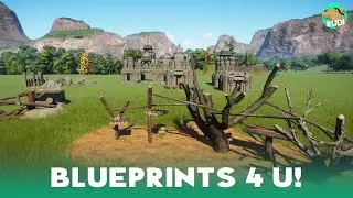 Planet Zoo Blueprints - Climbing Rigs & Temple Set incl. Download