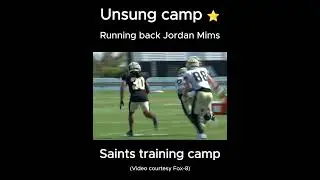 #Saints running back Jordan Mims demanding attention