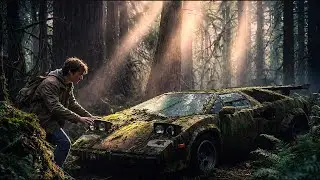 Abandoned Lamborghini Restoration  From Junkyard to $300K Supercar