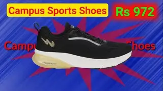 CAMPUS PHANTOM Running Shoes For Men (Black) | Campus Running Sports Shoes Review | Sports Shoes 