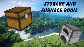 STORAGE AND FURNACE ROOM!! | Minecraft 1.10 #8