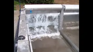 Sistema di lavaggio vasche di pioggia Fluid Flush - Impianto in funzione
