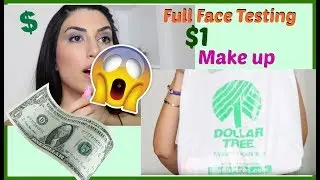 Full Face Testing ONE DOLLAR Makeup | DOLLAR TREE | First Impressions