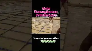 Ralo rice transplanter machine nursery preparation||best quality low price