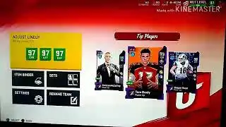 Madden 20 MUT Ultimate Team 1325 Salary Cap 97 overall lineup, highest possible