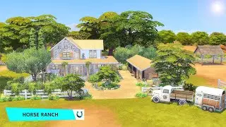 Cozy Horse Ranch | The Sims 4 | No CC | Stop Motion