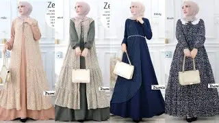 Gamis yang cantik, 50 baju gamis terbaru 2022
