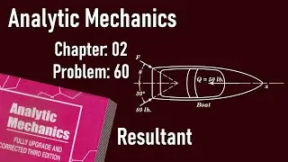 Analytic Mechanics Chapter 02 Problem 60 Coplanar Concurrent Forces. (Equilibrium)