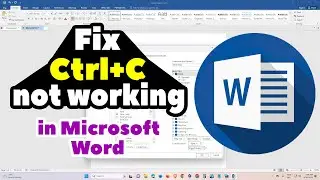 How to fix Ctrl+C Not Working in Microsoft Word (MS Word) | MS Office Copy-Paste - Hindi