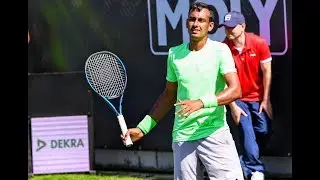 Mukund Sasikumar vs Gr&eacute;goire Barr&egrave;re : ATP Stuttgart - Highlights