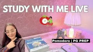 👉 5 HOURS STUDY WITH ME LIVE 🌧️ | 50/10 Pomodoro | Rain Sounds for Deep Focus #neet2026 #neet #nee
