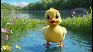 Baby Duck, Quick, Quick, Quick | Duck Cartoon for Kids | Fun Animal Rhyme