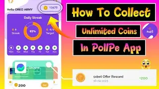 How to collect unlimited coins in  Pollpe App | Unlimited Coins Trick | Free Google Gift Card 🫨