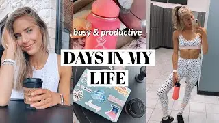 PRODUCTIVE VLOG: organizing my closet, thrifting, working out & more!!