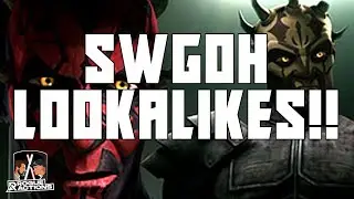 SWGOH LOOKALIKES / ROGUE ACTIONS / STAR WARS : GALAXY OF HEROES