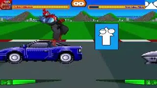 MG026 MUGEN - Cyber-Akuma #52 vs. One-Way Sign (CityToon/Tweenies_1998)