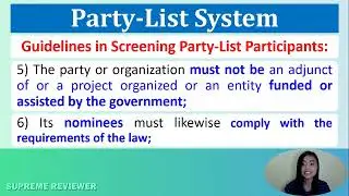 Party-List System