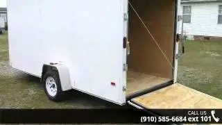 6 x 14 ft White EXT Trailer w- Additional Height -NEW TR...