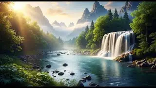 Relaxing Waterfall & Jungle Villa Live 🌿💧 | Nature Sounds • Deep Sleep • Stress Relief 24/7