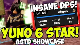 New Yuno 6 Star Has INSANE DPS & COOL BLESSING! | ASTD Showcase Lucky Green