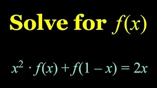 A Functional Equation with Golden Flavor