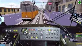 [OpenBVE] BKV 2-es villamos: Zsil utca - Jászai Mari tér (2020.11.15)