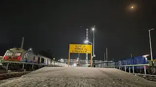Purna Junction Railway Station Electrification Work | Night 2 A.M. Video |