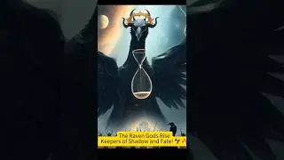 Raven Gods Unleashed! Mysterious & Powerful Beings 🦅⚡ #Mythology #AIArt #EpicLegends #youtubeshorts