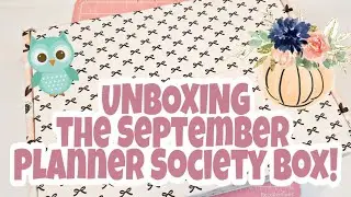 UNBOXING The September Planner Society Box | Planning With Eli