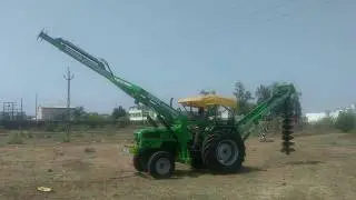 Post Hole Digger (Deutz Fahr Agromaxx 45 Tractor ) by USHA AGRO INDUSTRIES M.P.