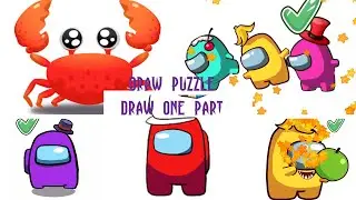 DRAW PUZZLE-DRAW ONE PART LEVEL 1 LEVEL 289 DRAW PUZZLE-DRAW ONE PART GAMEPLAY