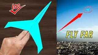 How to Make a Paper Airplane That Flies Over 100 Feet (Easy & Fast!)