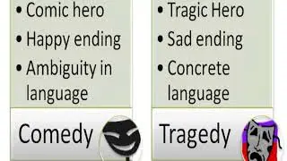 Greek Tragedy and Greek Comedy(comparison and contrast)