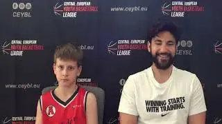 CEYBL U13, 18. 1. 2026, PRESS conference, Academy Potsdam - WKK Wroclaw