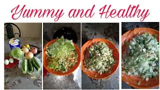 HOW TO MAKE VEGETABLE SALAD by  BHING - Gardening