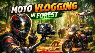 Moto Vlogging In Forest 🔥 | My First Motovlog 🚀 | Ramixgo