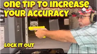 How To Increase Your Accuracy With A Pistol. With This Firearms Training Tip.