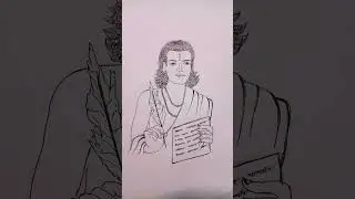 #Shorts ll Drawing of Mahakabi Kalidas ll @Creativity with Piu ll
