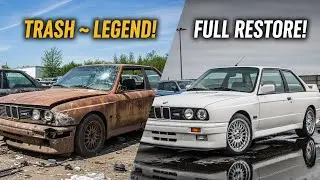 40-Year-Old BMW E30 M3 Reborn 🔥 | ASMR Full Car Restoration from Junkyard to Showroom