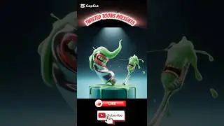 Toothpaste Monster Scares Toothbrush! 😱 #shorts